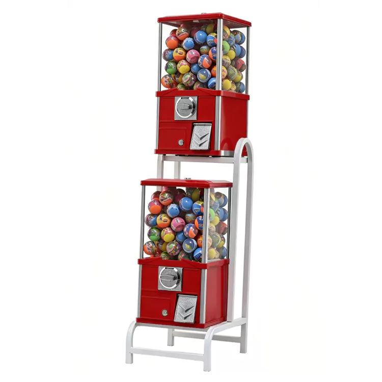 Kaksikerroksinen neliöintegroitu Gashapon-kone